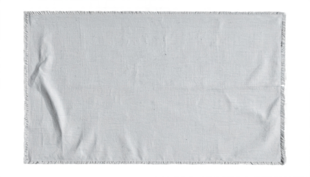 Natural textured linen cloth with frayed edges, perfect for rustic decor or craft projects