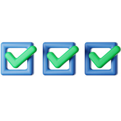 Checkmark Icons in Boxes