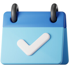 Calendar Icon with Check Mark