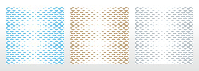 Set of abstract geometric patterns. Seamless vector backgrounds. Colored ornaments Graphic modern patterns Simple lattice graphic design