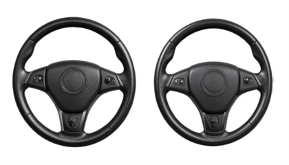 Experience modern driving control with these sleek automotive steering wheels