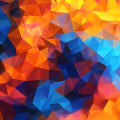 Fototapeta premium Abstract geometric triangle polygon background pattern design vector illustration art graphic wallpaper