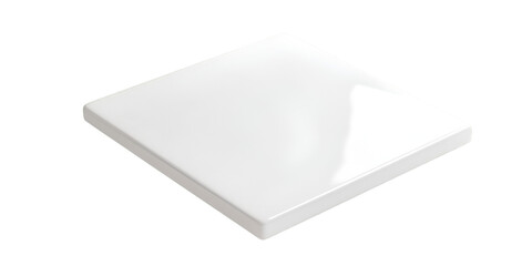 Sticky Label with Blank Surface Transparent Background