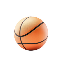 Fototapeta premium A basketball on transparent background PNG