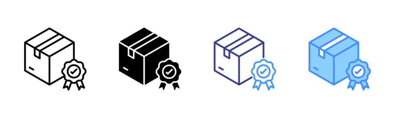 Product icon set multiple style collection