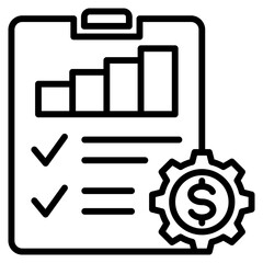 Project Management single icon