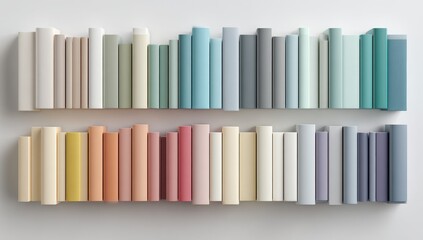 Row upon row of colorful books