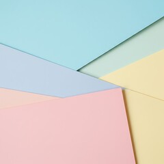 パステルカラー幾何学模様背景