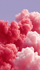 Fototapeta premium Modern High-Quality Red and Pink Smoke Clouds Abstract Background for Professional Energy and Marketing Digital Media Campaigns
