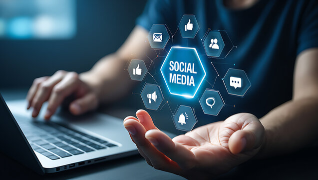 Digital social media network connection technology