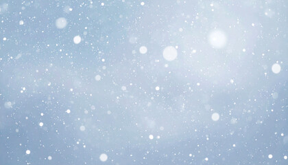 雪が降っている