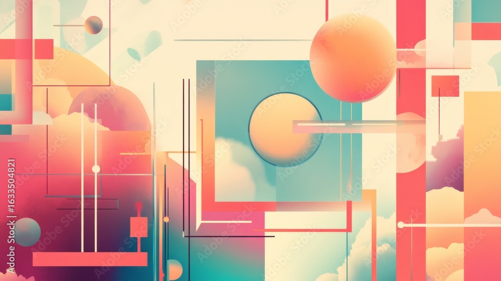 Poster futuristic digital technology background featuring abstract communication network connections, high-
