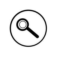vector magnifying glass icon