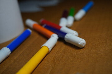  colorful markers : Bright, vibrant colorful markers perfect for art, journaling, and crafts....