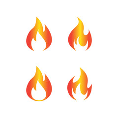 vector fire icon