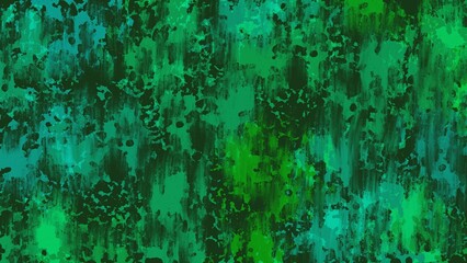 Fototapeta premium Green Leaf Watercolor Abstract Texture.