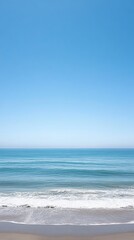 Calm Blue Sea Horizon
