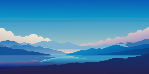 Serene pale blue sky with soft wispy clouds creating a calming gradient effect ideal for banners and advertisements