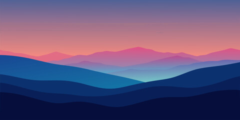 Vibrant underwater coral reef with a gradient of pink and deep sea blues perfect for banners and advertisements