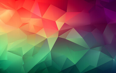 Obraz premium Lowpoly geometric polygonal colorful abstract background