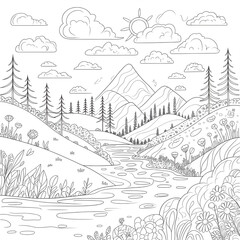 vector illustration of city landscape