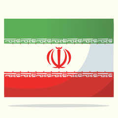 Round emblem showcasing the Iranian tricolor with calligraphic motif, perfect for tourism promotions, heritage branding, and international relations campaigns
