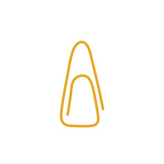 Paper clips icon. Vector illustration 