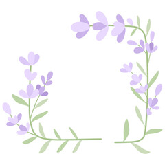 Fototapeta premium Lavender Bouquet Clipart 