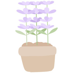 Lavender Bouquet Clipart 
