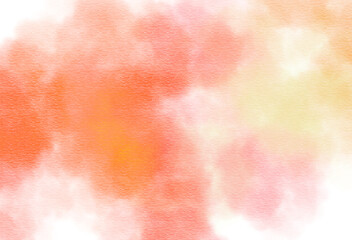 Abstract grunge rough watercolor brush strokes splashes on transparent background