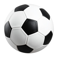 Naklejka premium soccer ball isolated on transparent and white background.