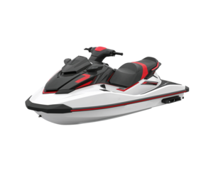 Experience summer thrills with a stylish jet ski perfect for watersports and adventure, feel the freedom and excitement of high speed water travel