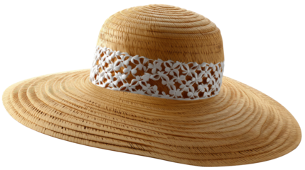 Stylish Straw Hat: A beautifully crafted straw hat, perfect for summer days. Featuring a classic design and a touch of elegance. It's a timeless accessory for any fashion-forward individual.