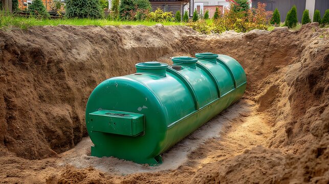 Installing Septic Tank Underground in Backyard Digging and Placement