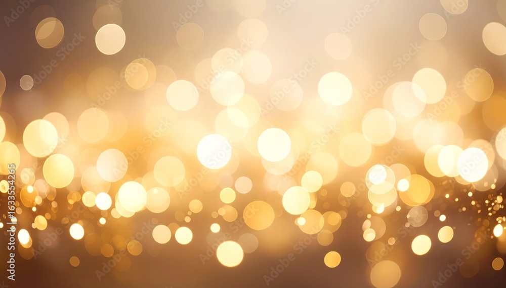 Poster a stunning abstract background of shimmering bokeh lights and glowing circular particles creating ma