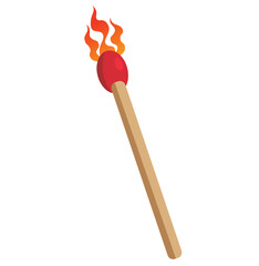 Cute cartoon hand drawn vector match sticks clipart.