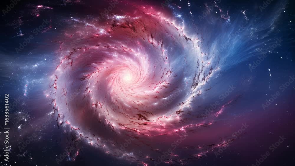 Canvas Prints cosmic swirl of light. ai.
