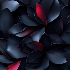 abstract fractal background, 3D_abstract_floral_decoration_layered