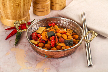 Japanese snack - Chili mame arare cracker