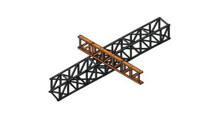 Intersecting trusses