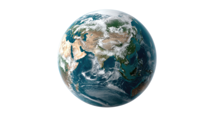 Earth Globe: A vibrant depiction of our planet, showcasing continents, oceans, and atmospheric features in stunning detail.
