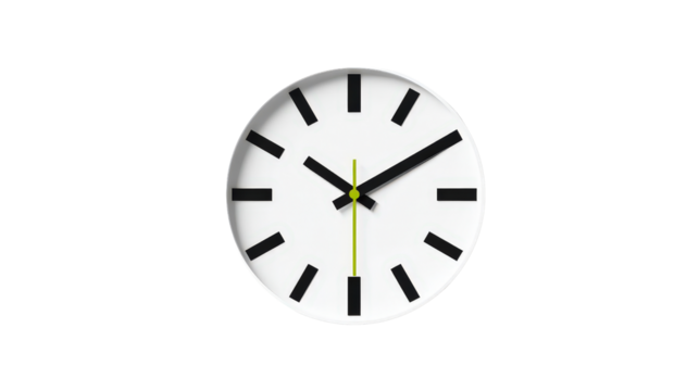 Clock icon with minimalist style Transparent background, PNG file - Powered by Adobe