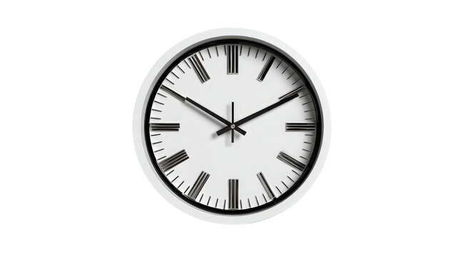 Clock icon with modern design Transparent background, PNG file - Powered by Adobe