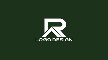 Bold RA Monogram Logo Design Featuring Strong Lines and Clean Letter Structure – Professional Branding for Technology, Construction, or Business Startups

