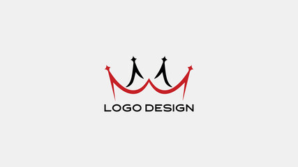 Minimal Black Crown Logo with Upward Arrows – Flat Vector Design for Growth, Leadership, Royalty, or Success-Driven Branding – Business and Finance Logo Concept

