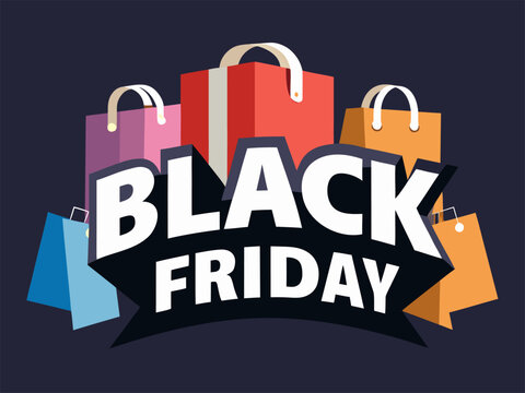  Black Friday Sale Vector Icon Set | Shopping Tags, Badges, and Banners