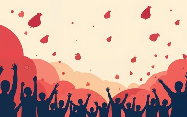 Vector Illustration of National Liberation Day of Korea. High quality