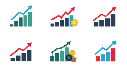 Various digital devices flat design illustrations