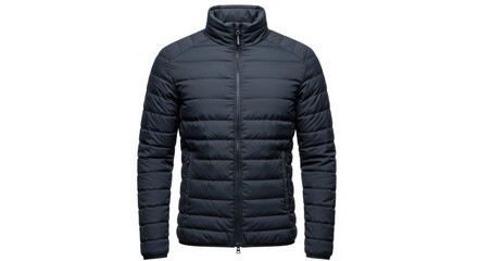 winter jacket on white background