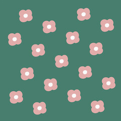 seamless pattern with flowers